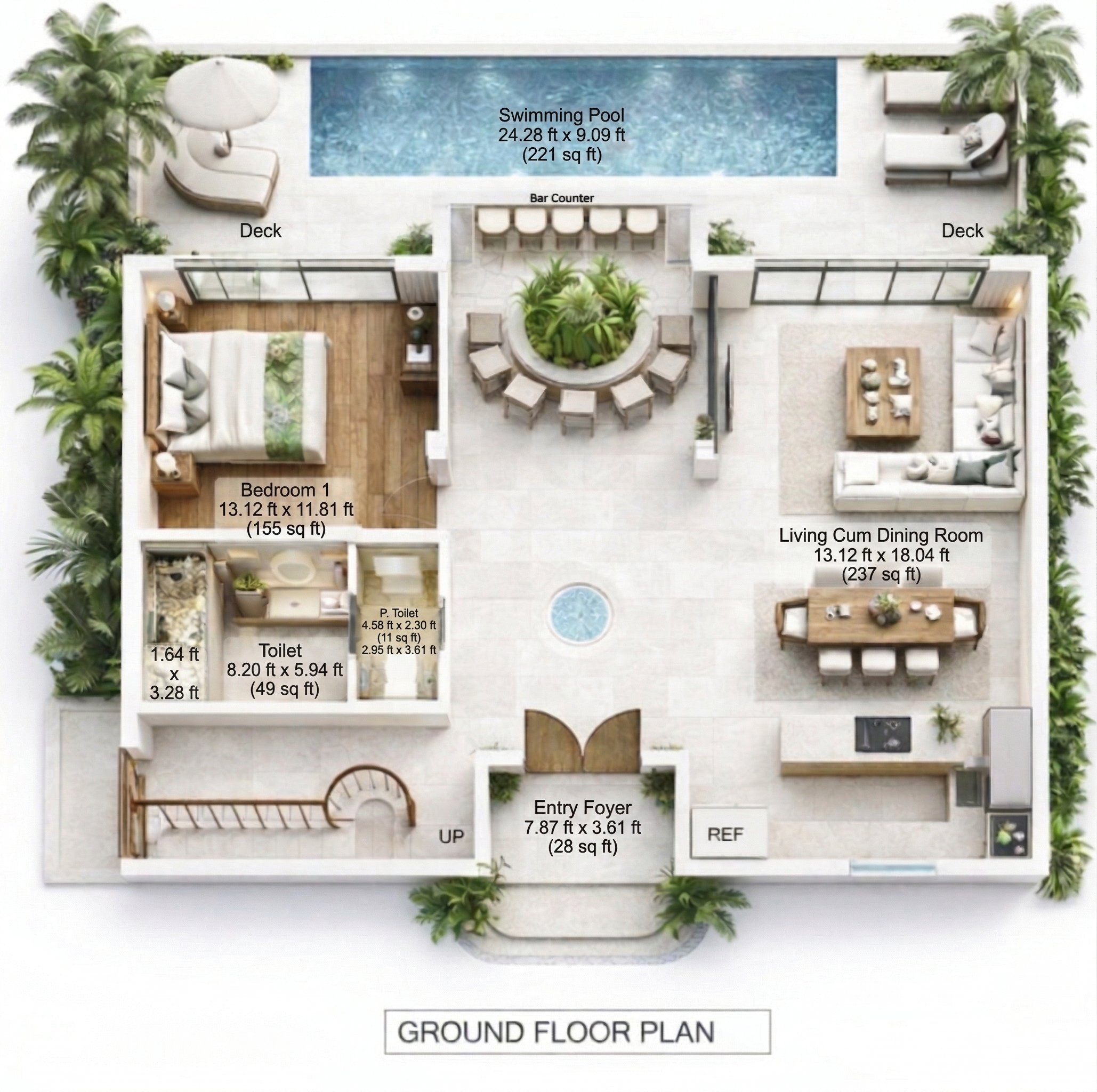 Keshavaa Kamari Ground Floor Plan